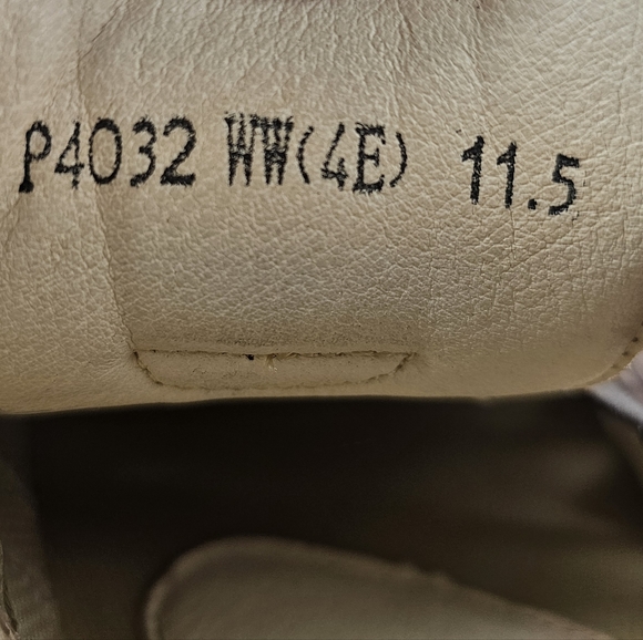 HOOPOE Authentic Leather Brown Men's Shoes Size 11.5 Adjustable Slip On - Picture 10 of 10